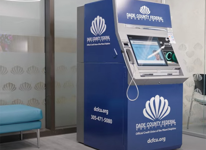 DCFCU interactive teller machine