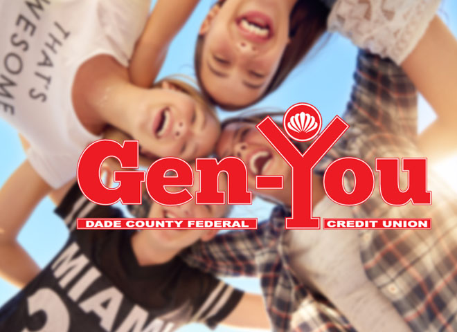 Gen-You logo over teenagers